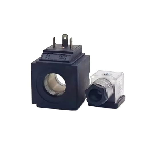Hydraulische Magnetventilspule 220 V 110 V Innendurchmesser 21 mm Höhe 44 mm Quadratische Serie(Plug,AC110) von TBZOQAID