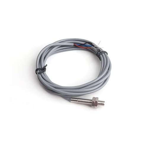 Mini induktiver Sensorschalter Edelstahl IP65 Wasserdichter Näherungsschalter mit 2 m Kabel M4 M5 M6 Dreidraht NPN PNP(M5,PNP NO) von TBZOQAID