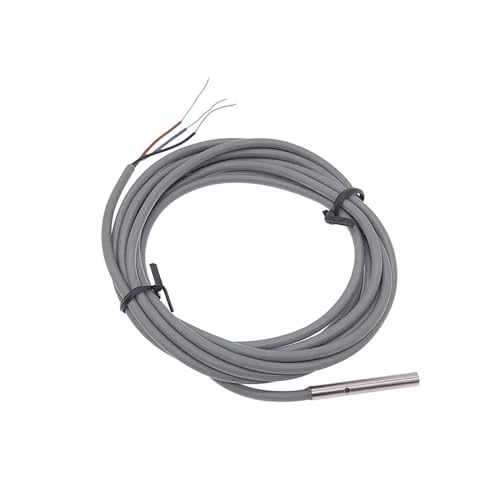 Mini induktiver Sensorschalter Edelstahl IP65 Wasserdichter Näherungsschalter mit 2m Kabel Dreileiter NPN PNP(O6,NPN NC) von TBZOQAID