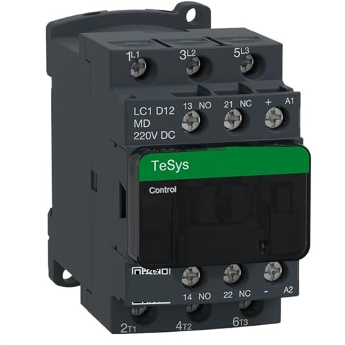 TBZOQAID LC1D AC-Schütz Schütz 3-polig 12A 220VDC Schraubklemme LC1D12MDC von TBZOQAID