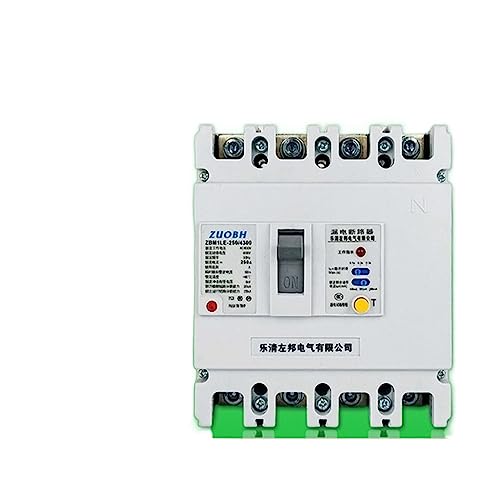 TBZOQAID Leckageschutz CM1LE RMM1LE-125A630A250A400A Luftschalter Leckageschutz Leistungsschalter(4P/100A) von TBZOQAID