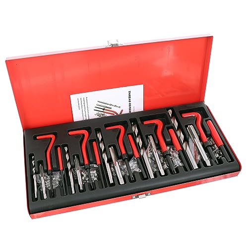 131 Tlg. M5 M6 M8 M10 M12 Gewinde Reparatur Werkzeug Satz Helicoil Auto Motor von TC TECHNIC