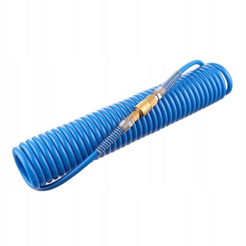 Druckluftspiralschlauch Pneumatikschlauch 12x8mm 10m zum Kompressor von TC TECHNIC