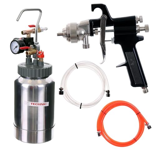 Farbspritzpistole 2L Druckbehälter Lackierpistole 1.8mm Farbbehälter Farbspritzpistole 2L Druckbehälter Lackierpistole 1.8mm Farbbehälter von TC TECHNIC