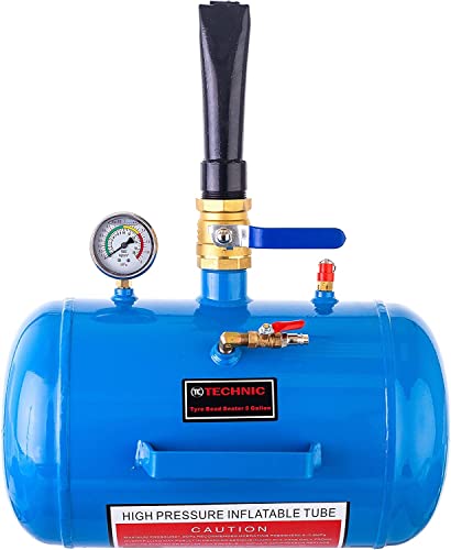 Inflator, Reifen, professioneller Reifenfüller, Booster 20l, Reifenschockfüller, Airbooster, Luftkanone, Befüllhilfe, Luftkanone mit Glicerinmanometer für Service und Autowerkstatt. von TC TECHNIC