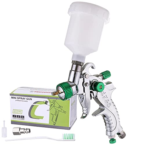 Mini Spritzpistole Düse HVLP 0,8mm Lackierpistole von TC TECHNIC