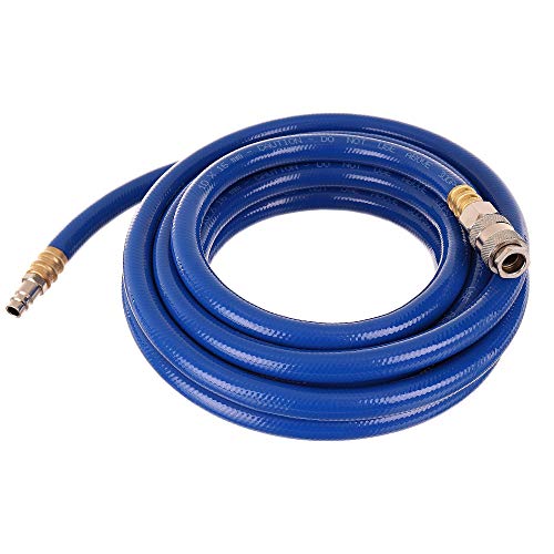 Profi Schlauch Luftschlauch PVC 5m 3/8" 10mm mit Schnellkuppung von TC TECHNIC