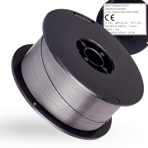 SCHWEIßDRAHT 1 Kg 1.0mm Selbstschützender MIG/MAG-Schweißdraht Ohne Gas E71T-GS SCHWEIßDRAHT 1 Kg 1.0mm Selbstschützender MIG/MAG-Schweißdraht Ohne Gas E71T-GS von TC TECHNIC