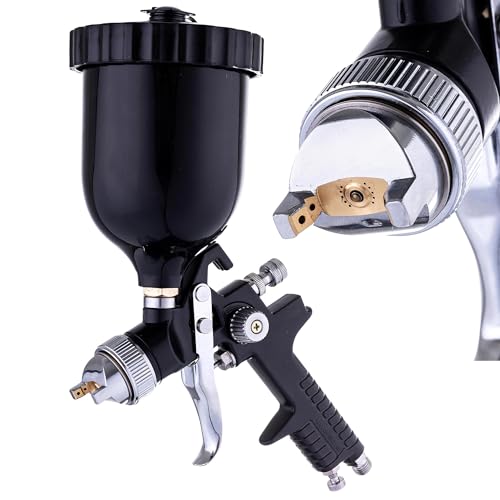 Spritzpistole HVLP 1,3mm TC TECHNIC H-827P Black Lackierpistole von TC TECHNIC