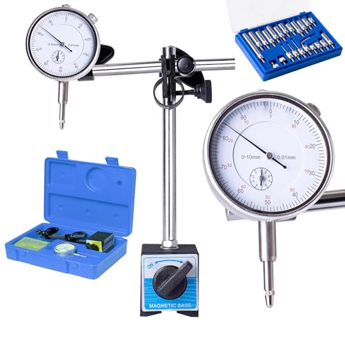 TC TECHNIC Messuhr Spur 0-10 mm Meter Präzise 0.01 Auflösung Universal Messuhr SK1938S-22 TC TECHNIC Messuhr Spur 0-10 mm Meter Präzise 0.01 Auflösung Universal Messuhr SK1938S-22 von TC TECHNIC