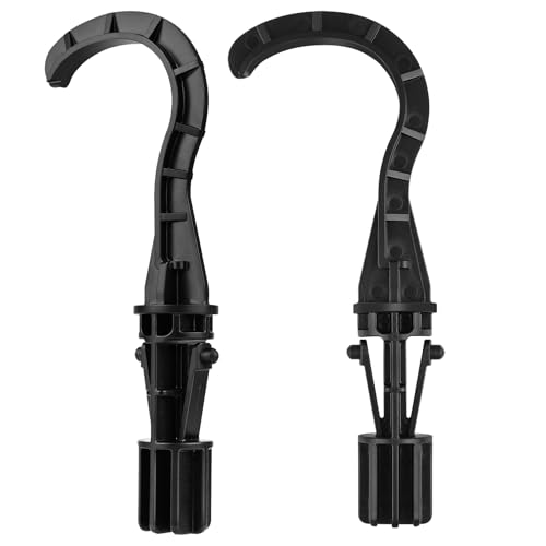 2 Pack Haken für schnurlosen Roboter Poolreiniger Poolzubehör Haken Universal Alle automatischen Poolsauger über Boden und Unterwasser Einfache Befestigung an Teleskopstangen (Stange nicht im von TCEUMIK
