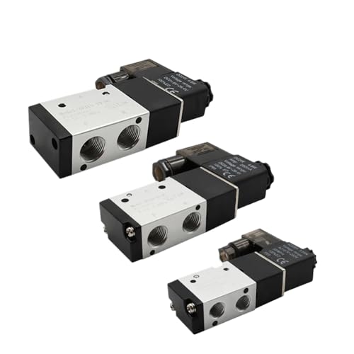 3 Way 2 Position Pneumatic Control Valve Solenoid Valves 3V110-06 3V210-08 3V310-10 4V410-15 DC 12V 24V AC 110V 220V(3V310-10 PC6-03,AC110) von TCGQUJCZM