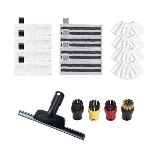 ABKR-Mopp Lappen Ersatzteile Fenster Düse Runde Pinsel Zubehör Kompatibel for Karcher Easyfix SC2 SC3 SC4 SC5 von TCHWLGXS