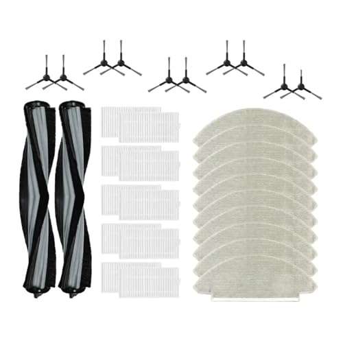 B46B-Ersatzteile Kompatibel For Viomi Alpha 2 Pro/V5 Pro/V-RVCLM27B/V-RVCLM40B Staubsauger, Haupt-Seitenbürstenfilter, Mopp B46B-Ersatzteile Kompatibel For Viomi Alpha 2 Pro/V5 Pro/V-RVCLM27B/V-RVCLM40B Staubsauger, Haupt-Seitenbürstenfilter, Mopp von TCHWLGXS