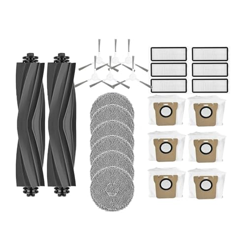 B46B-Kompatibel For Dreame L20 Ultra / L30 Ultra / X20 Pro Roboter-Vakuum-Hauptseitenbürste HEPA-Filter Mopp-Pad Staubbeutel Zubehör B46B-Kompatibel For Dreame L20 Ultra / L30 Ultra / X20 Pro Roboter-Vakuum-Hauptseitenbürste HEPA-Filter Mopp-Pad Staubbeutel Zubehör von TCHWLGXS