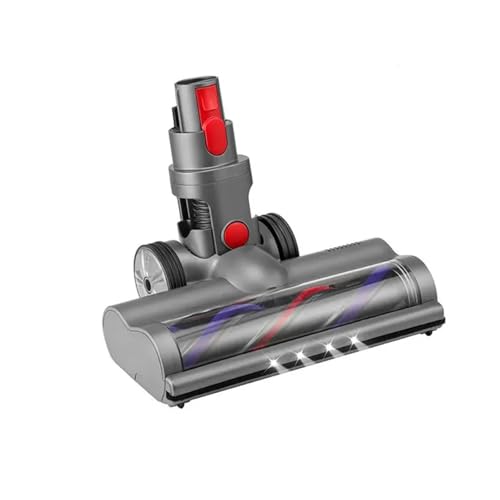 Roller Pinsel Kopf Ersatz Kompatibel For Dyson V7 V8 V10 V11 V15 Cordless Staubsauger Quick-Release Motorkopf Mit LED von TCHWLGXS