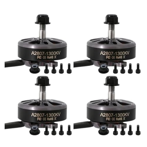 TCHWLGXS 4 Teile/los Engel A2807 KV1300 6S/ 1500KV 5S/ 1700KV 4S Bürstenlosen CW Motor Kompatibel for 7 Zoll Long Range FPV Freestyle Drone Zubehör(4pcs KV1700 (3S-4S)) von TCHWLGXS