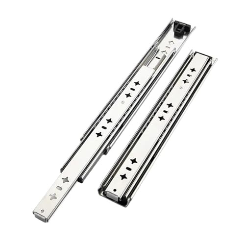 TCHWLGXS 53 Mm, 1 Paar Hochleistungs-Schubladenschienen, Hohe Tragkraft, 120 Kg, Schubladenschienen, Familienschränke, Schienengüter, Autoregal-Hardware(500mm(20inch)) von TCHWLGXS