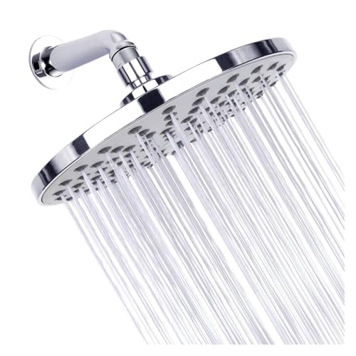 TCHWLGXS Haushalt 8 Zoll Top Spray Große Düse Familie Badezimmer Dusche Kopf Warmwasserbereiter Dusche Zubehör von TCHWLGXS