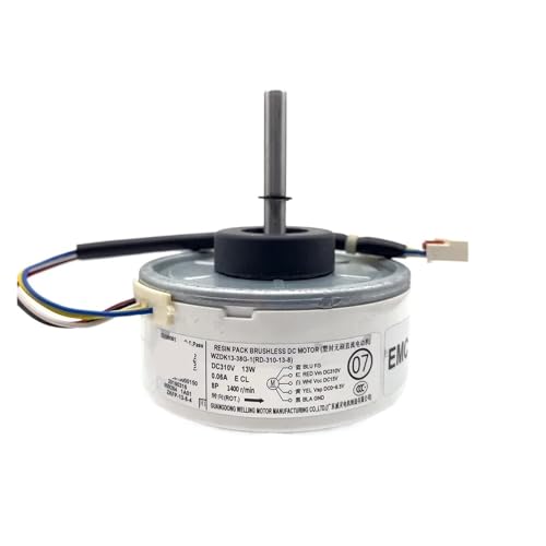 TCHWLGXS Kompatibel Mit Midea Klimaanlage Inneneinheit DC-Lüftermotor WZDK13-38G-1 DC310 13W 1400r/min RD-310-13-8 Klimaanlagenteile TCHWLGXS Kompatibel Mit Midea Klimaanlage Inneneinheit DC-Lüftermotor WZDK13-38G-1 DC310 13W 1400r/min RD-310-13-8 Klimaanlagenteile von TCHWLGXS