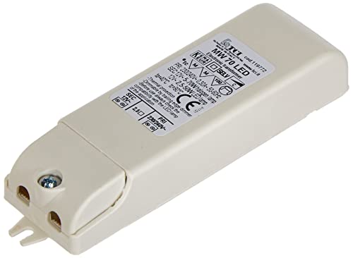 TCI MINIWOLF 70 12V AC LED Transformator 1-50W Retrofit 119772, 107x34x21mm, Weiß von TCI