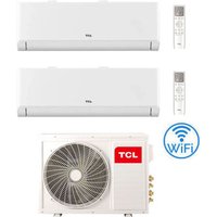 TCL BreezeIN P5-Serie Wifi R32 Dual Split Inverter-Klimaanlage 7000 + 7000 BTU mit E.U. MT1420 Klasse A++/A+ TCL BreezeIN P5-Serie Wifi R32 Dual Split Inverter-Klimaanlage 7000 + 7000 BTU mit E.U. MT1420 Klasse A++/A+ von TCL