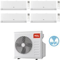 TCL BreezeIN P5-Serie Wifi R32 Quadri Split Inverter-Klimaanlage 7000 + 7000 + 7000 + 7000 BTU mit E.U. MT3240 Klasse A++/A+ von TCL