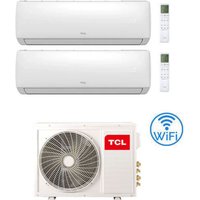 TCL Elite F Series Wifi R32 Dual Split Inverter Klimaanlage 7000 + 9000 BTU mit E.U. MT1821 Klasse A++/A+ von TCL