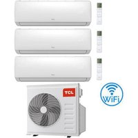 TCL Elite F-Series Wifi R32 Trial Split Inverter Klimaanlage 7000 + 12000 + 12000 BTU mit E.U. MT2730 Klasse A++/A+ von TCL