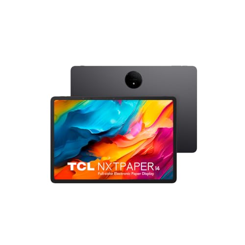 TCL NXTPAPER 14 - Tablet Wi-Fi Display NXTPAPER 14 Zoll 16GB RAM (8GB + 8GB RAM Expansion) 256GB ROM Akku 10000mAh mit Fast Charge 33W - Ladegerät inklusive, grau von TCL