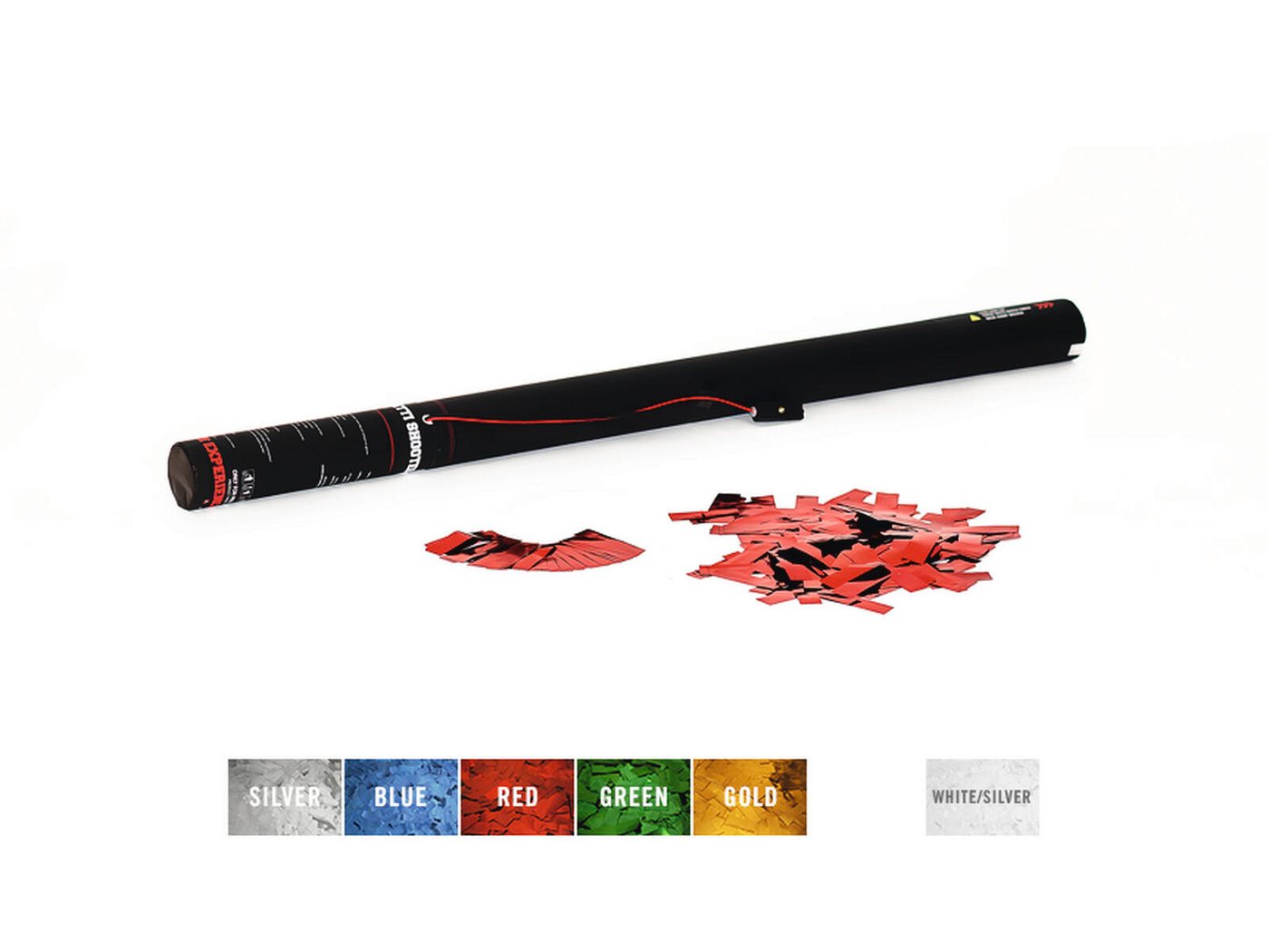 TCM Fx Discolicht TCM FX Konfetti-Ladung elektrisch 80cm, rot metallic von TCM Fx