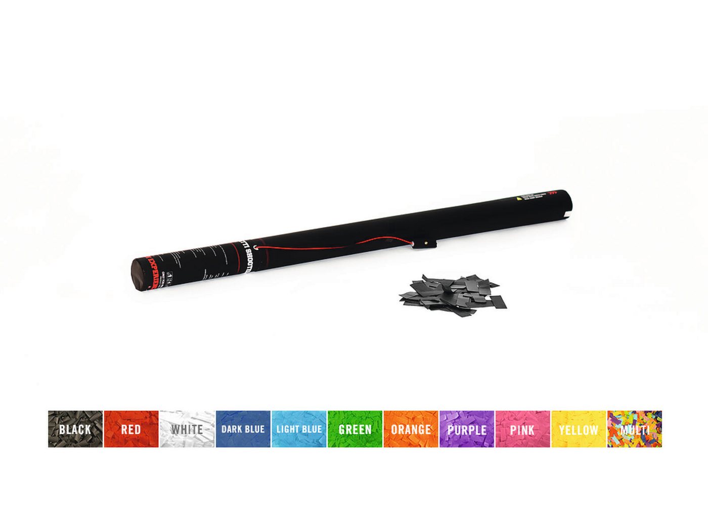TCM Fx Discolicht TCM FX Konfetti-Ladung elektrisch 80cm, schwarz von TCM Fx