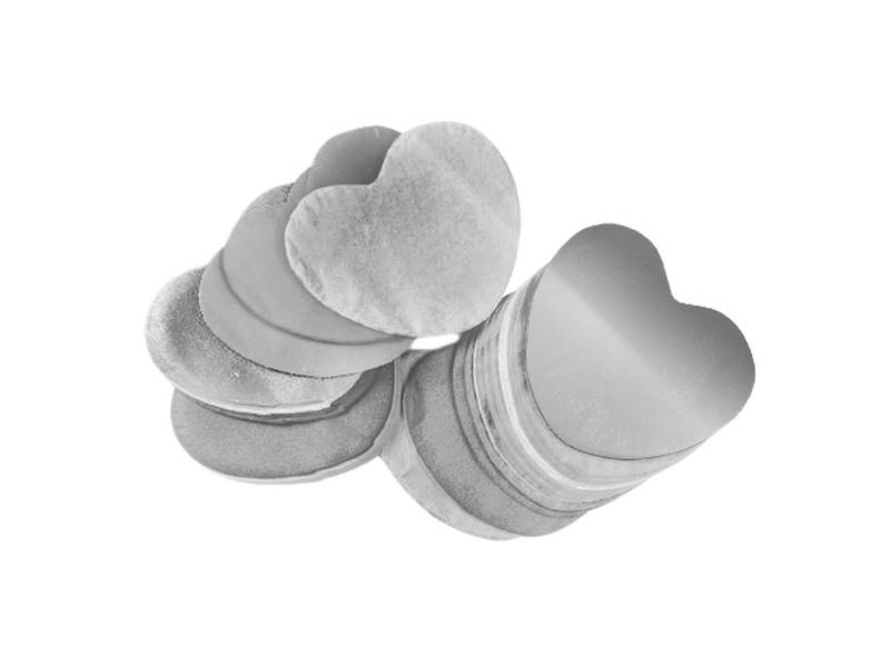 TCM Fx Discolicht TCM FX Metallic Konfetti Herzen 55x55mm, silber, 1kg von TCM Fx