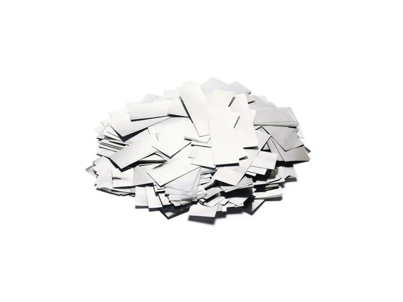 TCM Fx Discolicht TCM FX Metallic Konfetti rechteckig 55x18mm, silber, 1kg von TCM Fx