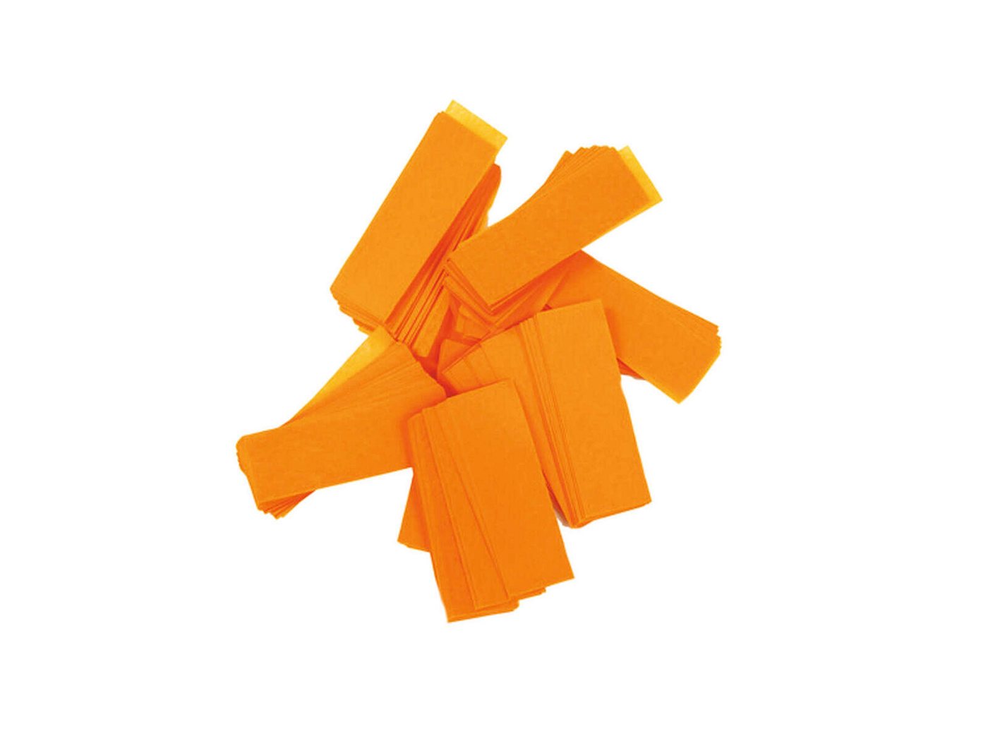 TCM Fx Discolicht TCM FX Slowfall Konfetti rechteckig 55x18mm, neonorange, UV-aktiv, 1kg von TCM Fx