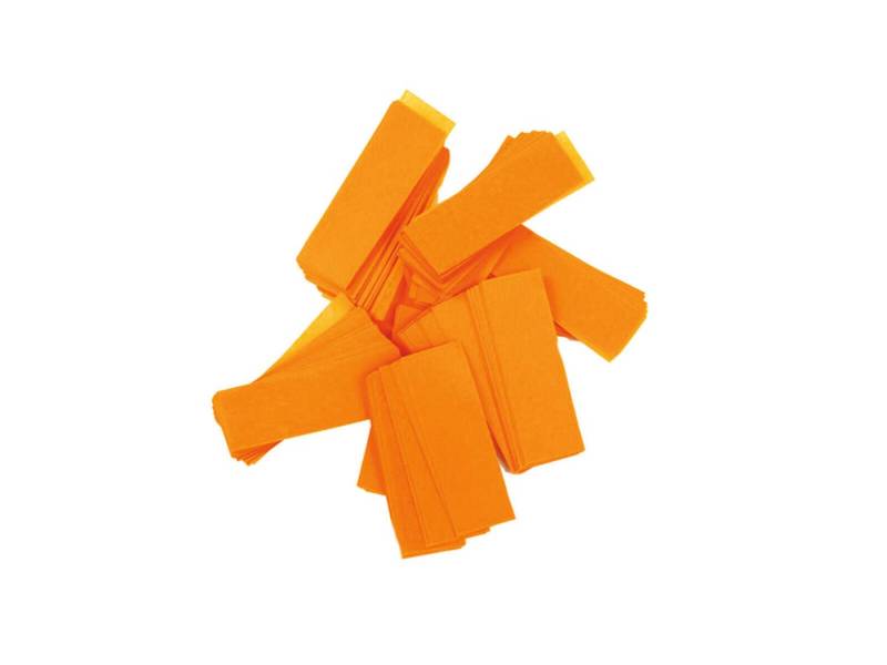TCM Fx Discolicht TCM FX Slowfall Konfetti rechteckig 55x18mm, neonorange, UV-aktiv, 1kg von TCM Fx