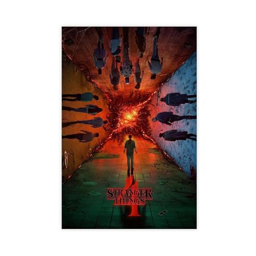 Poster "Stranger Things" TV-Serie, Leinwandposter, Schlafzimmer, Dekoration, Landschaft, Büro, Raumdekoration, Geschenk, 30 x 45 cm, 30 x 45 cm Poster "Stranger Things" TV-Serie, Leinwandposter, Schlafzimmer, Dekoration, Landschaft, Büro, Raumdekoration, Geschenk, 30 x 45 cm, 30 x 45 cm von TCMAHE