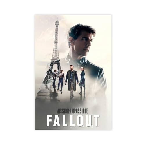 TCMAHE Filmposter Mission Impossible Fallout (2) Leinwandposter Schlafzimmer Dekor Landschaft Büro Zimmer Dekor Geschenk 60 x 90 cm von TCMAHE