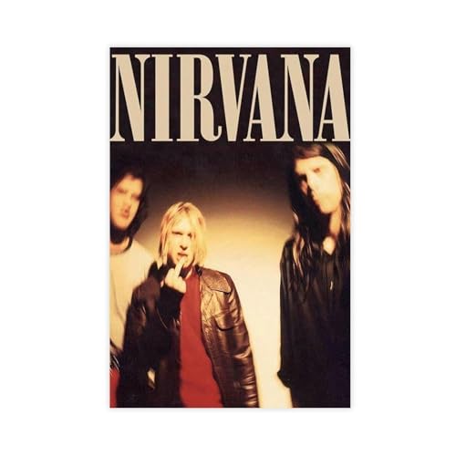 TCMAHE Nirvana-Poster (15) Leinwand-Poster, Wandkunst, Dekordruck, Bild Gemälde für Wohnzimmer, Schlafzimmer, Dekoration, 40 x 60 cm von TCMAHE