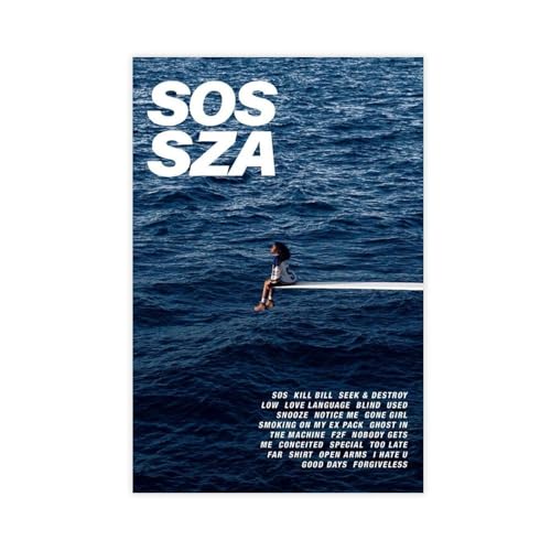 TCMAHE Sza SOS-Poster auf Leinwand, Schlafzimmer, Dekoration, Landschaft, Büro, Raumdekoration, Geschenk, 40 x 60 cm TCMAHE Sza SOS-Poster auf Leinwand, Schlafzimmer, Dekoration, Landschaft, Büro, Raumdekoration, Geschenk, 40 x 60 cm von TCMAHE