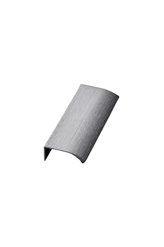 Furnipart TCO EDGE STRAIGHT Griff - Schrank Türgriff - Hinterschraubgriff, Versteckter Türgriff, Kantengriff Flach - Schrankgriffe, Küchengriffe - Länge 100mm, Abstand 60mm - Anthrazit von TCO. akcesoria meblowe