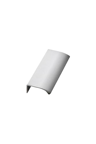 Furnipart TCO EDGE STRAIGHT Griff - Schrank Türgriff - Hinterschraubgriff, Versteckter Türgriff, Kantengriff Flach - Schrankgriffe, Küchengriffe - Länge 100mm, Abstand 60mm - Weiß Matt von TCO. akcesoria meblowe