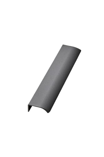 Furnipart TCO EDGE STRAIGHT Griff - Schrank Türgriff - Hinterschraubgriff, Versteckter Türgriff, Kantengriff Flach - Schrankgriffe, Küchengriffe - Länge 200mm, Abstand 160mm - Graphitgrau von TCO. akcesoria meblowe