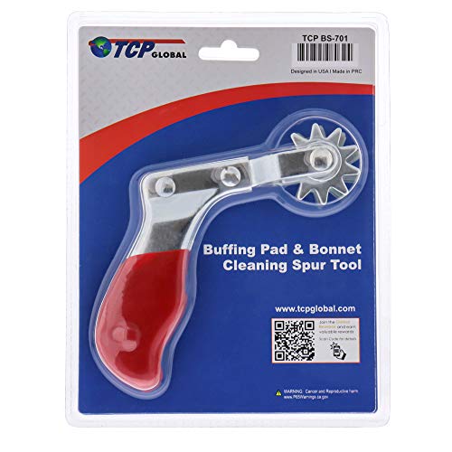 TCP Global Brand Polishing and Buffing Pad Cleaning Spur Tool for Revitalizing Polisher Compound Pads and Bonnets by TCP Global TCP Global Brand Polishing and Buffing Pad Cleaning Spur Tool for Revitalizing Polisher Compound Pads and Bonnets by TCP Global von TCP Global