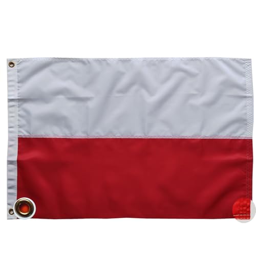 Polski flaga Polish flag Flaga polska 90 x 150 cm mit Messing-Ösen 210D Nylon-Material mit Genähten Streifen Premium Flaggen Polski flaga Polish flag Flaga polska 90 x 150 cm mit Messing-Ösen 210D Nylon-Material mit Genähten Streifen Premium Flaggen von TCTOHZNG