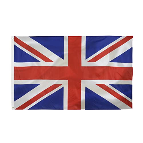 Union Jack flag British Flag 3x5FT -(90x150cm) UK Flag Indoor/Outdoor Quality Polyester with Vivid Color and Brass Grommets Decorations Union Jack flag British Flag 3x5FT -(90x150cm) UK Flag Indoor/Outdoor Quality Polyester with Vivid Color and Brass Grommets Decorations von TCTOHZNG