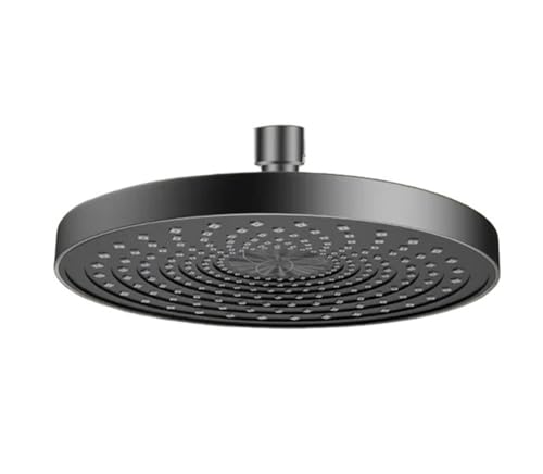 TCVCTNMZTX 10 Zoll Big Panel Supercharge Top Duschkopf Silber 5 Modi Großer Durchfluss Wasserfall Badezimmer Handbrause Duschkopf(Grey top shower) von TCVCTNMZTX
