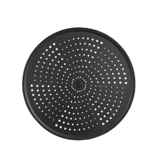 TCVCTNMZTX 10 Zoll großes Panel, großer Durchfluss, an der Decke montierter Duschkopf, 5 Modi, Regendusche, Badezimmerzubehör Duschkopf(Black A) von TCVCTNMZTX