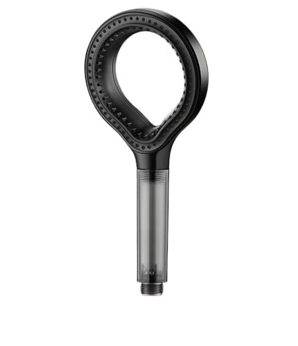 TCVCTNMZTX 12 cm großer Massage-Spa-Druckduschkopf for Filter, Hochdruck-Wassereinsparung, Handbrause for Ein-Tasten-Stopp Duschkopf(2) von TCVCTNMZTX