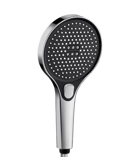 TCVCTNMZTX 13 cm großer Massage-Spa-Druckduschkopf for großem Panel, 3 Modi, Hochdruck-Regenduschkopf, Ein-Tasten-Stopp-Sprühdüse Duschkopf(A) von TCVCTNMZTX